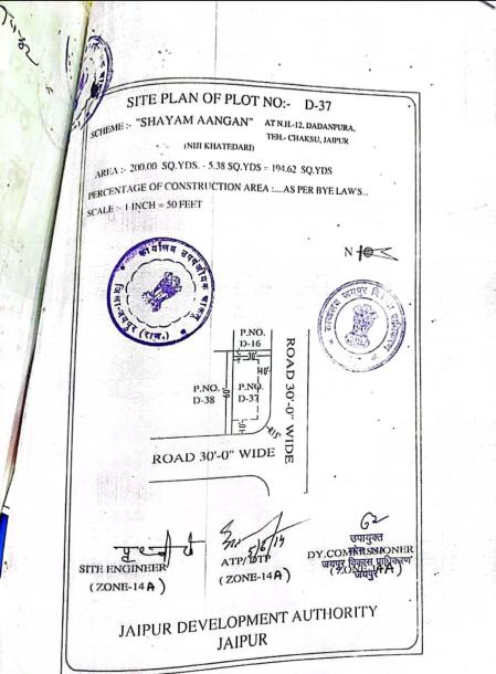 Plot for sale in Shyam Aangan-1